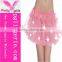 Multi Color Ruffled Fluffy Tutu Skir twith led light For Adult