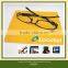 Logo printed microfiber eyeglasses cleaning cloth with good quality