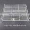 Acrylic storage box with dividers
