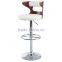 Wholesale modern swivel white PU Bar Stools on  Express/Cheap used bar chair in bar furniture for sale