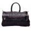 waterproof leather laptop bag with wheel/travel leather bag/weekend bag