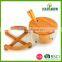 Large Glass Salad Bowls With Bamboo Lid