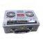 rectangulat storage tin box with handle and lock