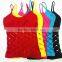 Shantou OEM Service Adults Age Group Women Hot Girl Sexy Elastic Camisole