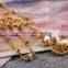 Champagne !Charming ! Fashion design ! latest gold chain big stone bear necklace