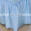 100% cotton blue fitted sheet pattern
