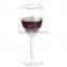 Borosilicate material double wall wine glass borosilicate wine glass for sale