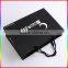 custom black printing paper clothing bag