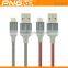 PNGXE  wholesale 1 meter high speed braided fishnet multiple micro usb charging cable for android