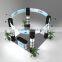 Aluminum frame booth displays
