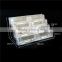 Acrylic Clear Plastic countertop business card holder for 6 pockets