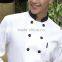 White customized with good quality double breasted chef clothes women