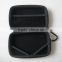 Square debossed logo design elastic band leather pouch for jewelry