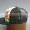 Customer sponge front mesh back snapback cap with woven lable