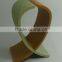 Custom shape wooden earphone display wooden headphone stands for wholesale