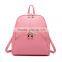 Fashion Brown Color Pu Backpacks For Girls