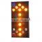 1200*600mm cold -rolled plate 15 lamps LED arrow traffic sign board
