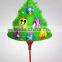 J082202 inflatable balloon aluminium Christmas moon balloons, colorful Christmas balloon for baby