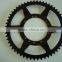 black color and painted 56T 11H ATV motorcycle sprocket gear with stainless steel material