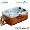 Small Rectangle Fiberglass 2 Person Jetted Air Spa Massage Bathtubs JY8013