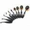 10 PCS/SET Cosmetic Brushes Makeup Tools Eyebrow Eyeliner Lip Facial Makeup Oval Brushes