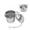 304 stainless steel fine filtering loose leaf tea infuser basket for cups