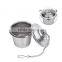 YS factory Loose Leaf Tea Stainless Steel Strainer (Set of 2) with Tea Scoop and Drip Trays, Medium