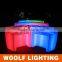 Indoor Bar Club Illuminated Plastic LED Table Bar