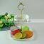 Hot Sales Elegant Design Classic Two Tier Ceramic Cake Serving White Plate