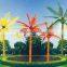 Artificial waterproof lighted indoor outdoor high quality LED palm tree festival decorations