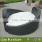 Modern design garden furniture outdoor sun bed with cushion