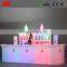 Competitive plastic illuminated led ice bucket/Excellent quality large ice bucket