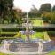 Outdoor Garden Decoration Popular Design White Large Marble Stone Fountain Water