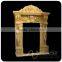 china stone carving home figure decoration archway sunset red door marble frame