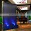 led waterfall fountain wall with customized acrylic logo
