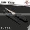 New Design Stainless Steel Camping Knife with PVC Handle