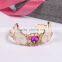 crystal heart angel wing cuff bangle gold angel wing cuff bangle