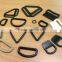 Black, White, Plastic, Nylon, Pom, D ring, Loop, Sewable D ring, Tri-ring, Sewable Loop