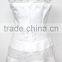 Women's evening dress romantic party wear jaquard fabric mix with lace
