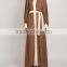 Asian Clothing Oem Women Latest Burqa Designs Pictures Pop up Buttons Caramel Open Jacket Abaya 2017