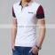 Mens Polo Shirt Block Summer Clothes