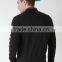 100% Cotton Black Printed Sweatshirt Round Neck Long Sleeves Sweaters For Man Custom Screen Printing Style Autumn Sweaters