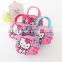 Cheap Wholesale PU Printed Pattern Children Kids Mini Handbag