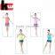 2017 New Women Yoga Set Sports Suits 3 Pcs Female Short-sleeved Summer Fitness
