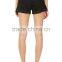 Wholesale plain black women sweats shorts, sports shorts running shorts