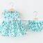 Baby Organic Clothing Cherry Sets Vintage Clothing Wholesale Bow On Shoulder Outfit
