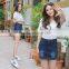 Denim MINI Jeans Skirt Women Girl Pent Europe American