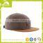 Many Color Custom Blank Plain Suede 5 Panel Cap