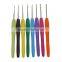Hot Sale At Random 13.5cm Plastic Aluminum Crochet Hooks