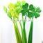 Silicone lucky four leaf clover ballpoint pen